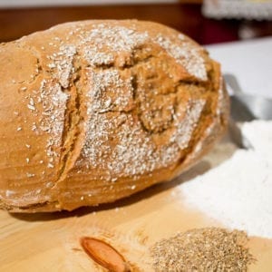 Roggenbrot vom Bauern mit Natursauerteig
